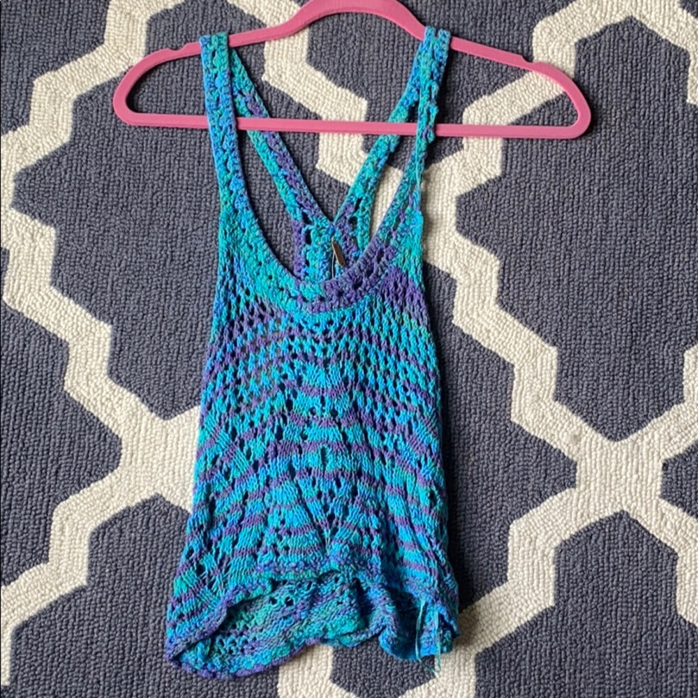 Multicolor FREE PEOPLE KNIT TANK S